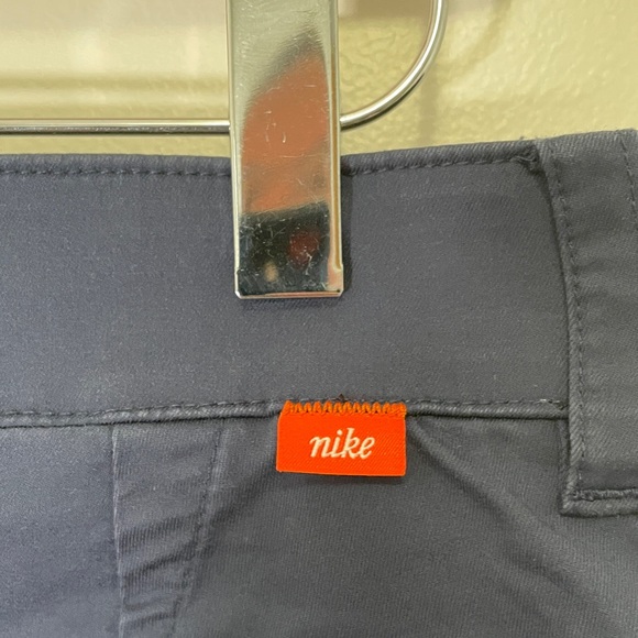 Nike Men's Dark Blue Dri-Fit flat front shorts - Picture 3 of 5